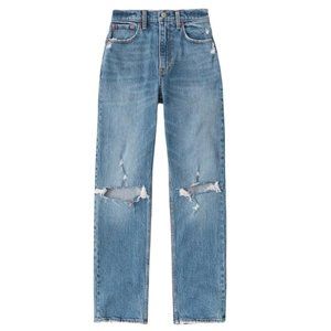 90s Ultra High Rise Straight Jeans (Petite)